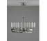 Подвесная люстра Moderli violetta 6 e27 60w хром прозрачный V1132-6P 1