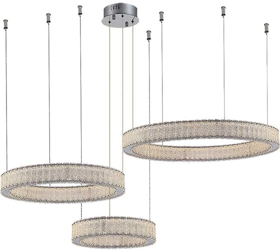 Подвесная люстра ST luce хром/хром led, 3x95w 3000k, SL6008.113.03