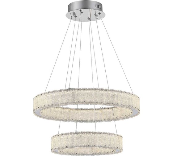 Подвесная люстра ST luce хром/хром led, 2x50w, 3000k, SL6008.103.02