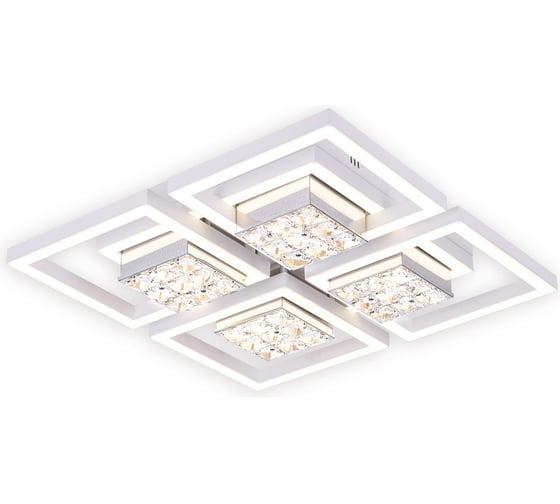 Управляемый светильник Ambrella Light CRISTAL AKRIL FA118/4 WH 124W 1