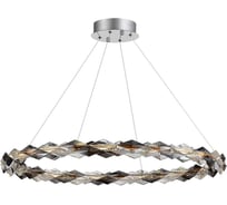 Подвесная люстра ST luce золотистый/прозрачно-дымчатый led, 1x30w, 3000k, SL6009.113.01
