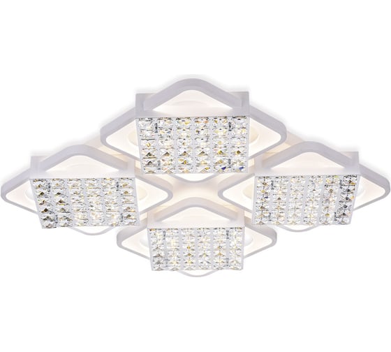 Управляемый светильник Ambrella Light CRISTAL AKRIL FA128/4 WH 222W