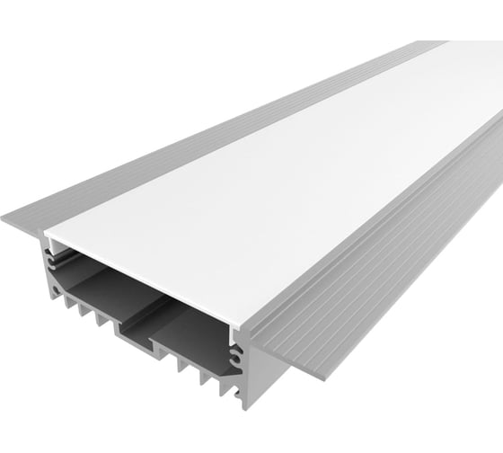 Комплект алюминиевого профиля Ledcraft с экраном и заглушками LC-LPSH2090M55-2 1617000137