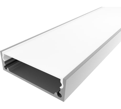 Комплект алюминиевого профиля Ledcraft с экраном и заглушками LC-LP1035M34-2 1617000069