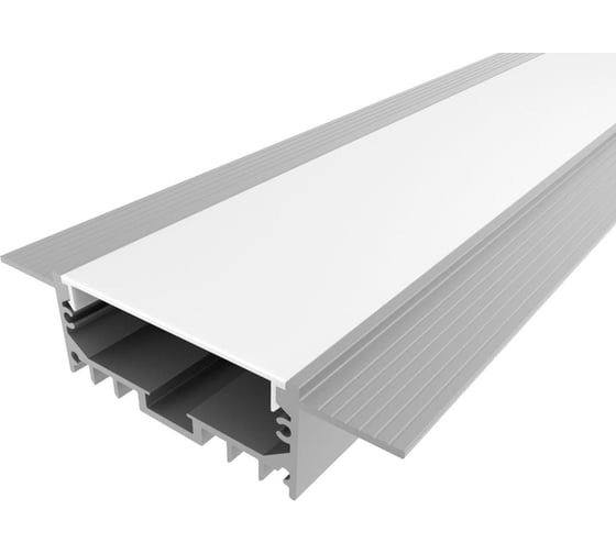 Комплект алюминиевого профиля Ledcraft с экраном и заглушками LC-LPSH2080M44-2 1617000138