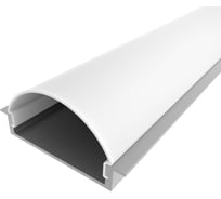 Комплект алюминиевого профиля Ledcraft с экраном и заглушками LC-LPV0740M36R-2 1617000079