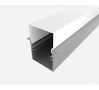 Комплект алюминиевого профиля Ledcraft с экраном и заглушками LC-LPV2537M1728-2 1617000054