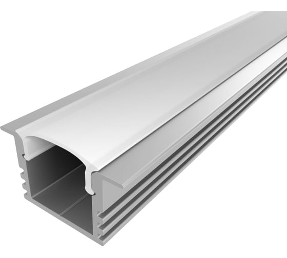 Комплект алюминиевого профиля Ledcraft с экраном и заглушками LC-LPV1222M16-2 1617000014 1