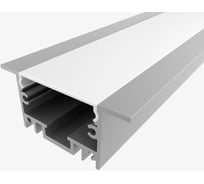 Комплект алюминиевого профиля Ledcraft с экраном и заглушками LC-LPV2044M30-2 1617000148