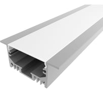 Комплект алюминиевого профиля Ledcraft с экраном и заглушками LC-LPV2050M34-2 1617000109