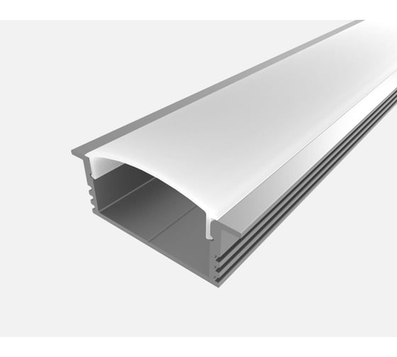 Комплект алюминиевого профиля Ledcraft с экраном и заглушками LC-LPV1234M28-2 1617000045 1