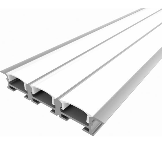Комплект алюминиевого профиля Ledcraft с экраном и заглушками LC-LPV0956M16-2 1617000094 1