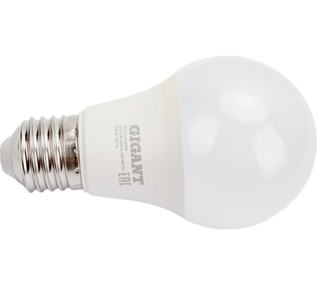 Светодиодная лампа Gigant E27 9Вт 6500К А60 850Лм G-E27-9-6500K