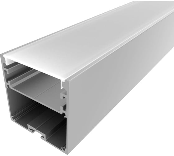 Комплект алюминиевого профиля Ledcraft с экраном и заглушками LC-LP5050M44-2 1617000038