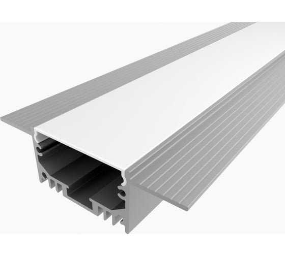 Комплект алюминиевого профиля Ledcraft с экраном и заглушками LC-LPSH2065M34-2 1617000139