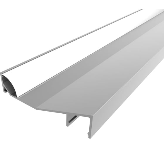 Комплект алюминиевого профиля Ledcraft с экраном и заглушками LC-LPK1675M20-2 1617000091
