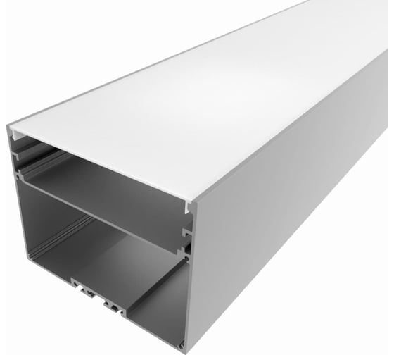 Комплект алюминиевого профиля Ledcraft с экраном и заглушками LC-LP76100M94-2 1617000101