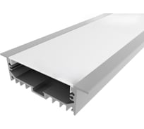 Комплект алюминиевого профиля Ledcraft с экраном и заглушками LC-LPV2073M55-2 1617000117