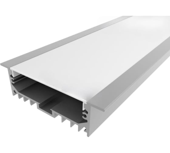 Комплект алюминиевого профиля Ledcraft с экраном и заглушками LC-LPV2073M55-2 1617000117