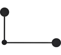 Настенный светильник (бра) Freya tactic 2хgx53x16w металл и пластик черный FR5363WL-02B