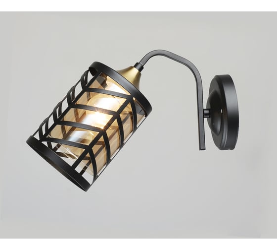Настенный светильник Мелодия Света sl3501w bk+gd 000065847 1