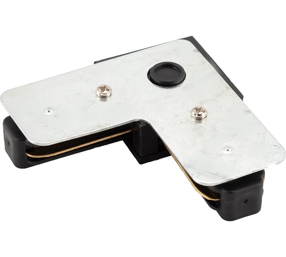 Соединитель для шинопровода DENKIRS L-образный DK Track Black TR1102-BK