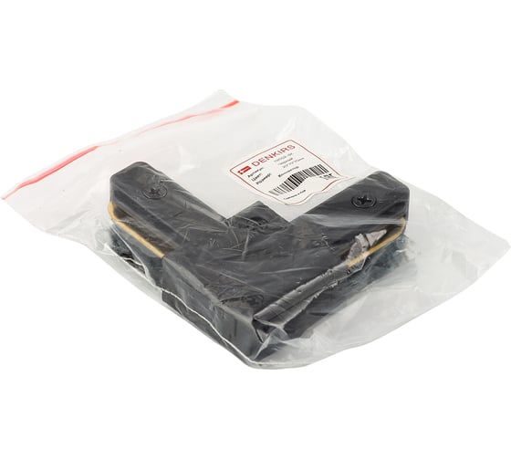 Соединитель для шинопровода DENKIRS L-образный DK Track Black TR1102-BK