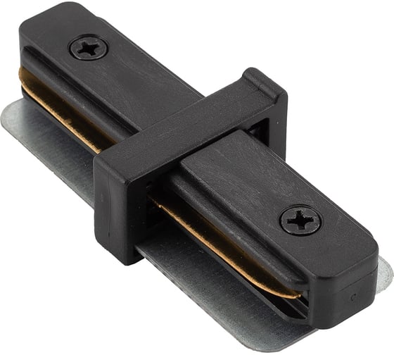 Прямой соединитель DENKIRS для шинопровода DK Track Black TR1101-BK 1