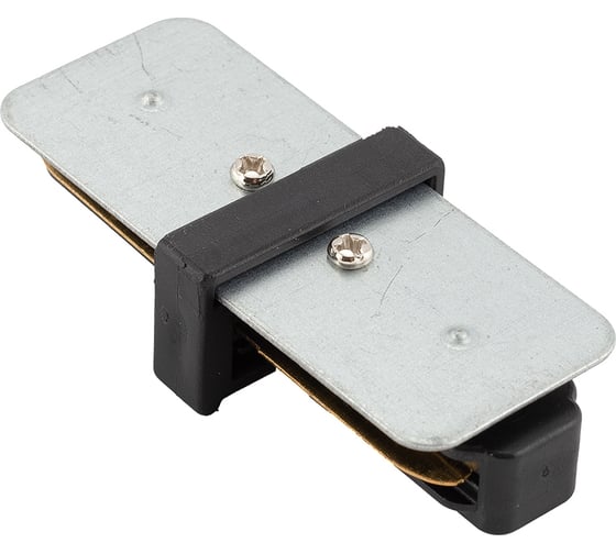 Прямой соединитель DENKIRS для шинопровода DK Track Black TR1101-BK