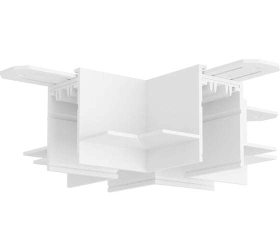 Коннектор DENKIRS X-образный SMART HIDE TR2114-WH 1