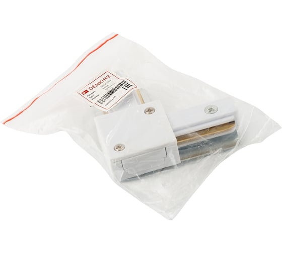 Соединитель для шинопровода DENKIRS L-образный DK Track White TR1102-WH