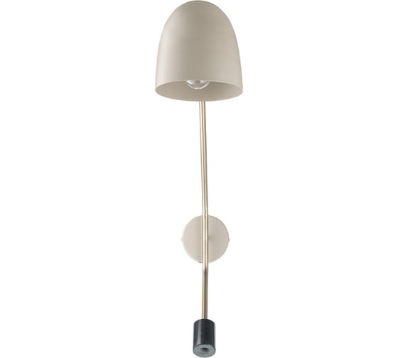 Настенный светильник Bergenson Bjorn Fedd, Ø48x63 см, бежевый BB0000435