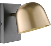 Настенный светильник Bergenson Bjorn Enkel Kopp, Ø22x22 см, золотистый/черный BB0000437