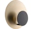 Настенный светильник Bergenson Bjorn Stone, Ø35,5x15,5 см, черный/золотистый BB0000444 1
