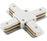 Соединитель для шинопровода DENKIRS X-образный DK Track White TR1104-WH 1
