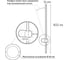 Настенный светильник DENKIRS Stang DK5012-BK 3