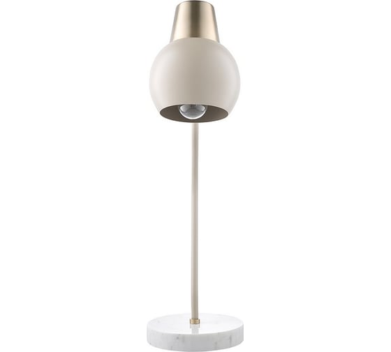 Настольная лампа Bergenson Bjorn Rond, 18х18x59 см, бежевая BB0000426
