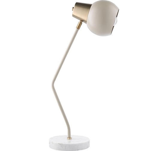 Настольная лампа Bergenson Bjorn Rond, 18х18x59 см, бежевая BB0000426