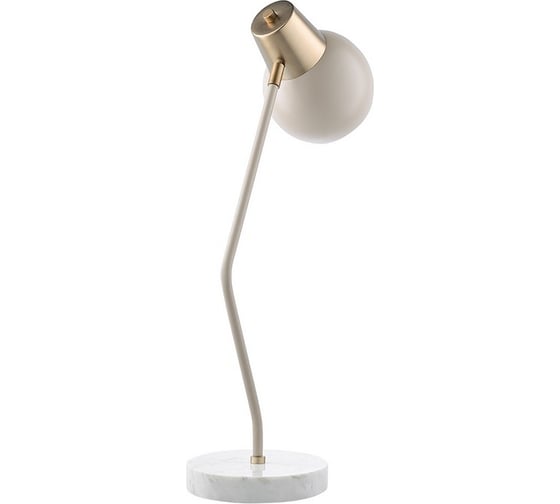Настольная лампа Bergenson Bjorn Rond, 18х18x59 см, бежевая BB0000426