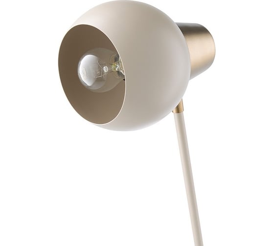 Настольная лампа Bergenson Bjorn Rond, 18х18x59 см, бежевая BB0000426