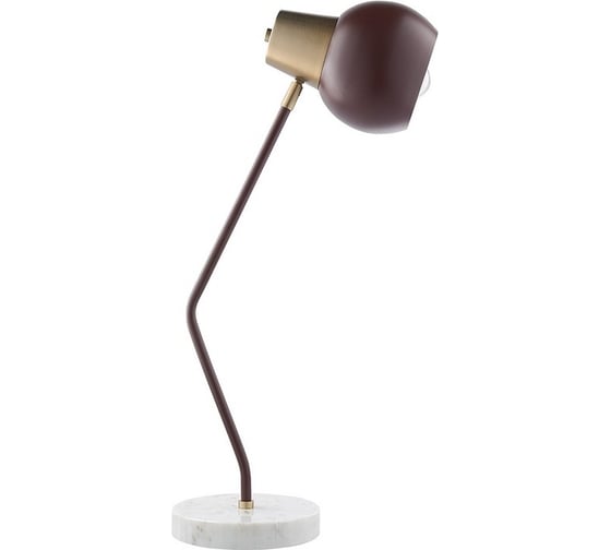 Настольная лампа Bergenson Bjorn Rond, 18х18x59 см, вишневая BB0000425