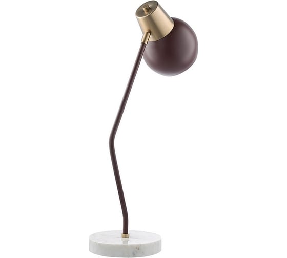 Настольная лампа Bergenson Bjorn Rond, 18х18x59 см, вишневая BB0000425