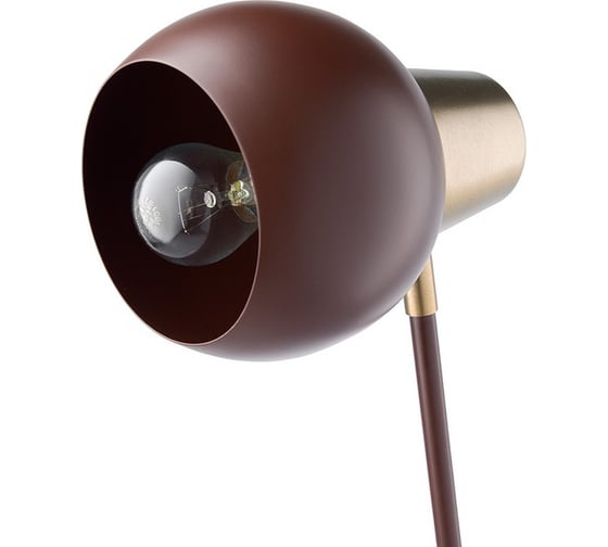 Настольная лампа Bergenson Bjorn Rond, 18х18x59 см, вишневая BB0000425