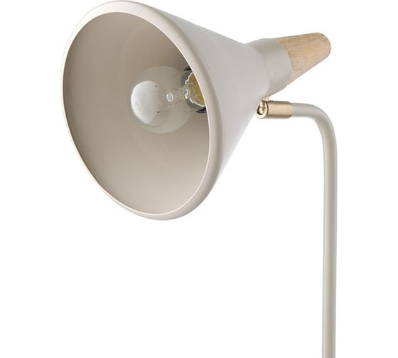 Настольная лампа Bergenson Bjorn Thor, 25х25x57 см, бежевая BB0000418
