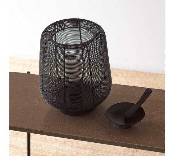 Настольная лампа Bergenson Bjorn Vinger, 22х22x26 см, черная BB0000368