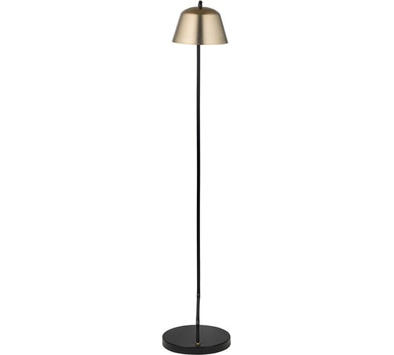 Торшер Bergenson Bjorn Enkel Mon, 138 см, черный/золотистый BB0000412