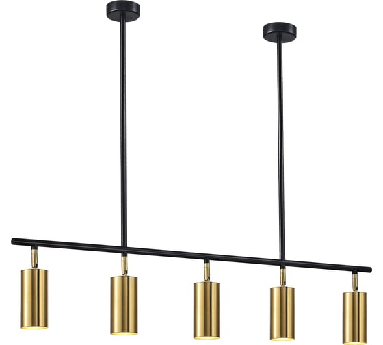 Подвесной светильник ST luce черный/латунь gu10 5x5w 4000k, SL1206.413.05