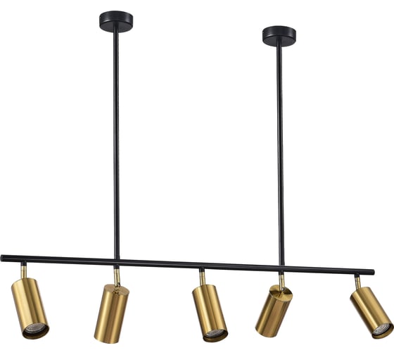Подвесной светильник ST luce черный/латунь gu10 5x5w 4000k, SL1206.413.05