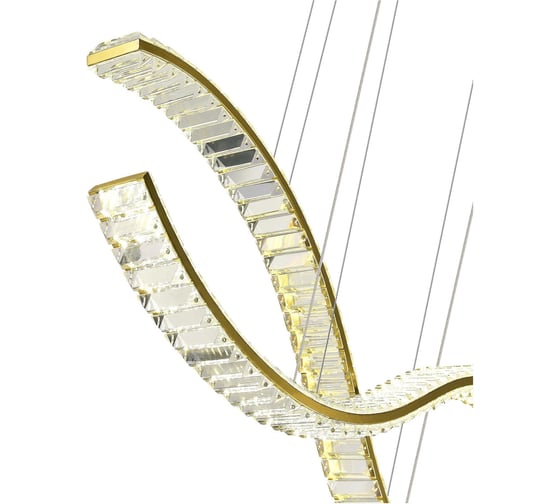 Подвесной светильник ST luce латунь/прозрачный led 1x44w 3000k, SL6206.303.44