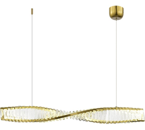 Подвесной светильник ST luce латунь/прозрачный led 1x21w 3000k, SL6205.313.01